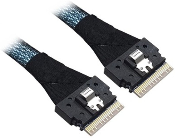 Серверные кабели, шлейфы Кабель ACD ACD-60007, SFF-8654 (SlimLine SAS x8) - SFF-8654 (SlimLine SAS x8), 1 м (ACD-60007-JP/ACD-60007-MD/ACD-60007-ZC)