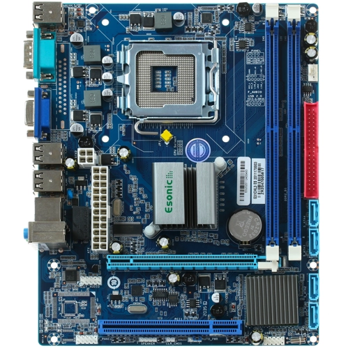 Материнская плата Esonic G31CHL3, Socket775, Intel G31, 2xDDR2, PCI-Ex16, 4SATA2, 5.1-ch, VGA, mATX, Retail