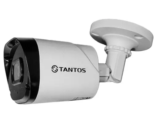 Сетевые камеры  E2E4 IP-камера Tantos TSi-Peco25F 3.6мм, уличная, корпусная, 2Мпикс, CMOS, до 1920x1080, до 30кадров/с, ИК подсветка 25м, -40 °C/+50 °C, белый (00-00122950)