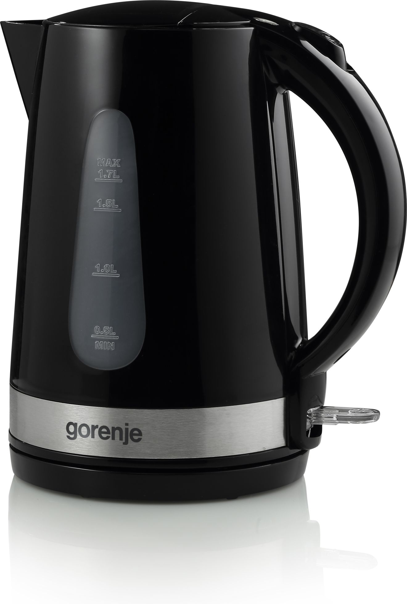 Чайник электрический Gorenje K17BK 1.7л. 2.2 кВт, пластик, черный (685815)