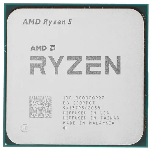 Процессор AMD Ryzen 5-5500 Cezanne, 6C/12T, 3600MHz 16Mb TDP-65 Вт SocketAM4 tray (OEM) (100-000000457)