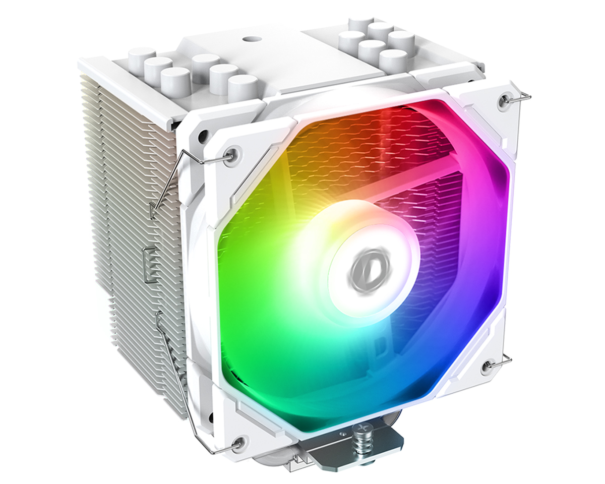Кулеры для процессоров  E2E4 Кулер для процессора ID-COOLING SE-226-XT-ARGB SNOW для Socket/115x/1200/2011/2011-3/2066/AM4, 120 мм, 1500rpm, 30.5 дБА, 250 Вт, 4-pin PWM+3-pin 5V ARGB, Al+Cu, ARGB (SE-226-XT-ARGB SNOW)