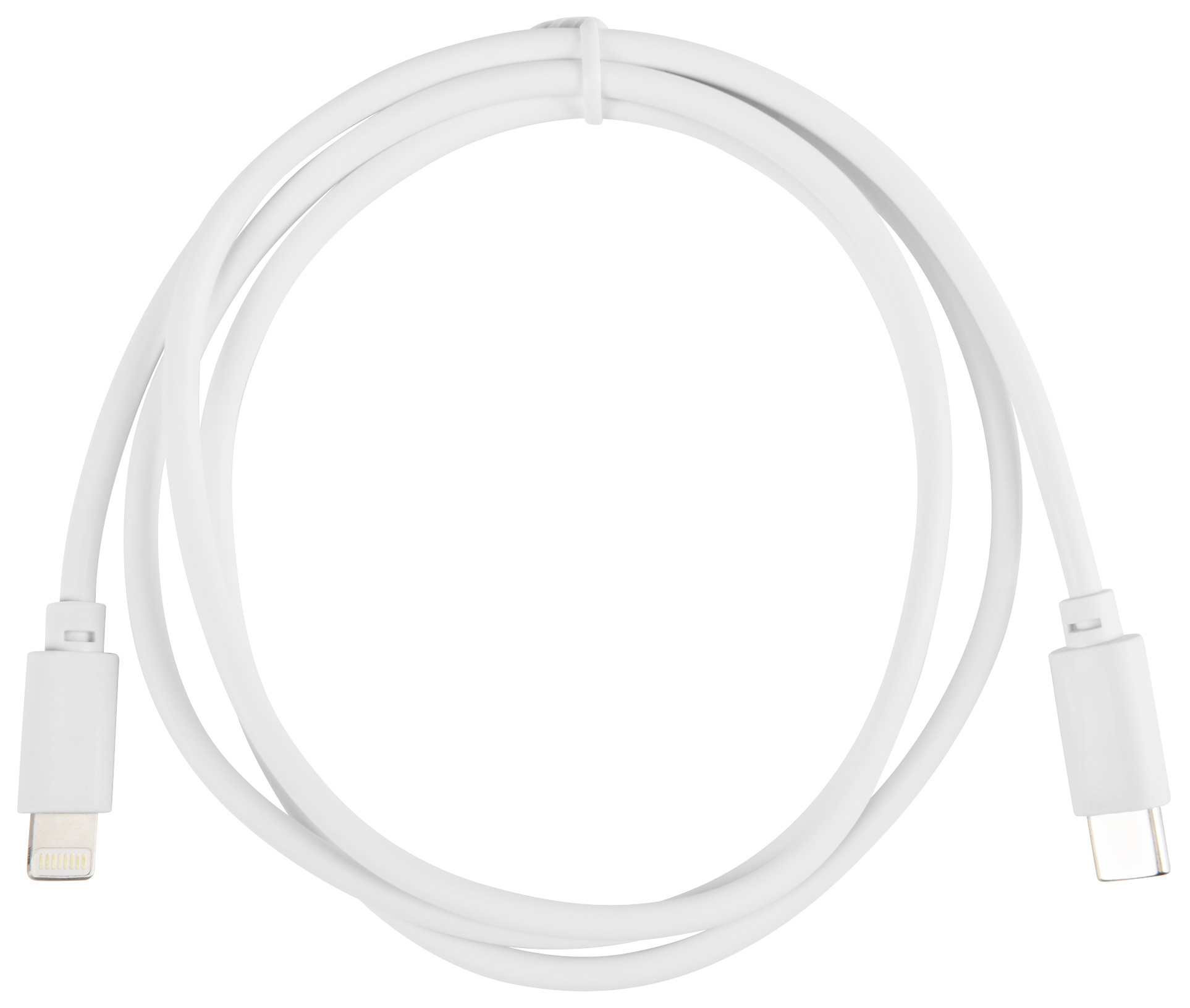 Кабель Lightning 8-pin-USB Type-C, 3A, 1м, белый Buro (PD18W / 1503805)