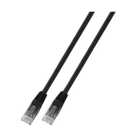 Патч-корд UTP кат.5e, 1м, RJ45-RJ45, черный, CCA, Bion BNPP12-1M/BK (BCL-PP12-1M/BK)