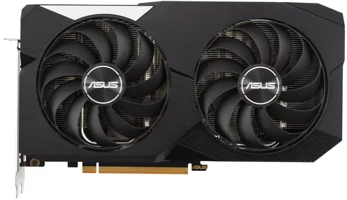 Видеокарта ASUS AMD Radeon RX 6650 XT Dual, 8Gb DDR6, 128 бит, PCI-E, HDMI, 3DP, Retail (DUAL-RX6650XT-O8G)