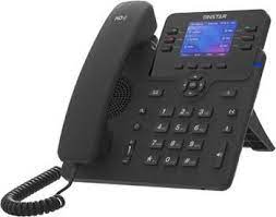 VoIP-телефон DINSTAR C60UP, 2 линии, 2 SIP-аккаунта, цветной дисплей, PoE, черный (C60UP)