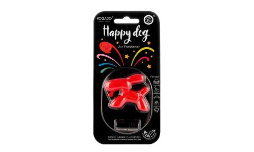 Ароматизатор на кондиционер kogado Happy Dog, полимер, Cherry (3307)