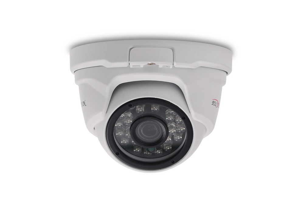 Аналоговые камеры Камера AHD/TVI/CVI Polyvision PVC-A2E-DF2.8 2.8 мм уличная, купольная, 2Мпикс, CMOS, до 1920x1080, ИК подсветка 20 м, -40 - +55, белый