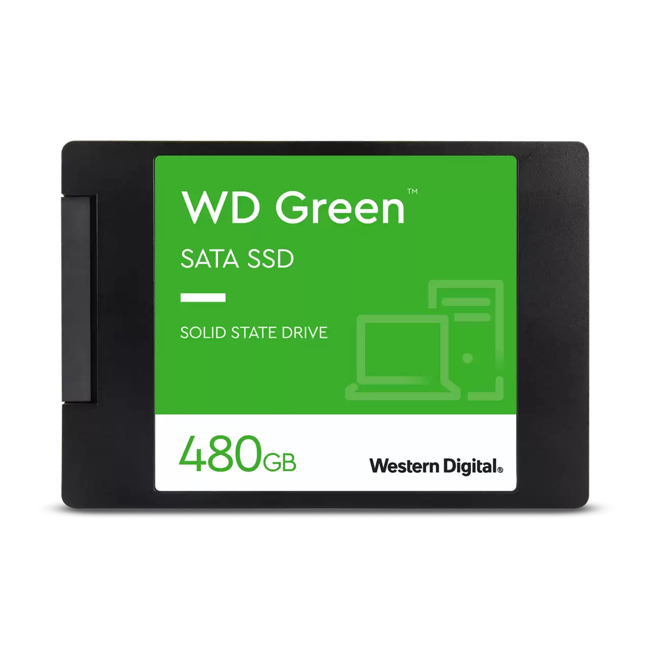 Твердотельный накопитель (SSD) Western Digital 480Gb WD Green, 2.5, SATA3 (WDS480G3G0A)