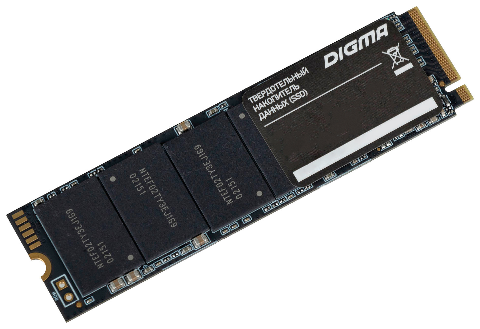Твердотельный накопитель (SSD) Digma 2Tb Top P8, 2280, M.2, NVMe (DGST4002TP83T)