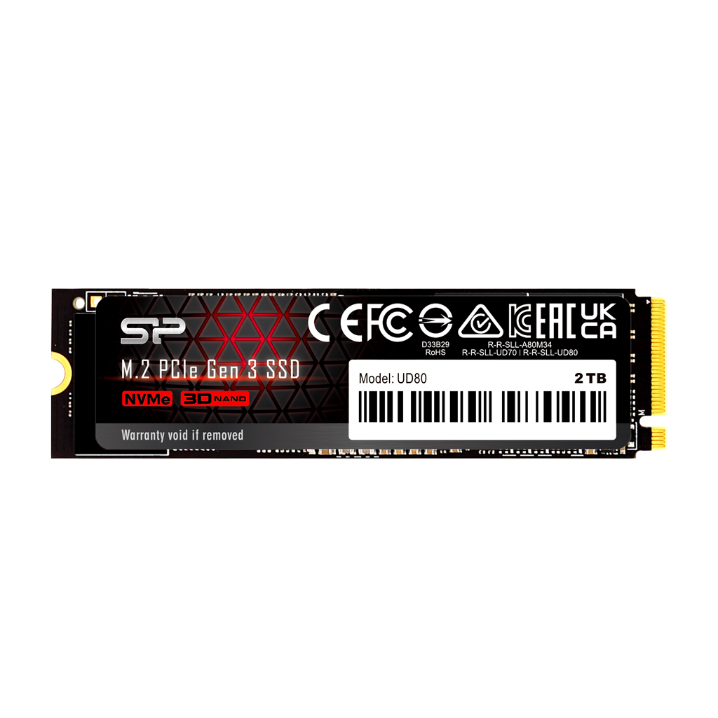  Твердотельный накопитель (SSD) Silicon Power 2Tb UD80, 2280, M.2, NVMe (SP02KGBP34UD8005)