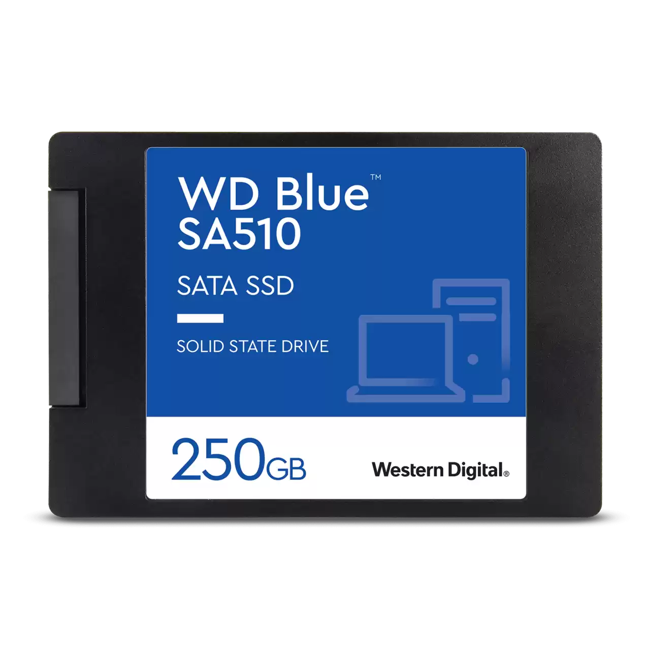 Твердотельный накопитель (SSD) Western Digital 250Gb Blue SA510, 2.5, SATA3 (WDS250G3B0A)