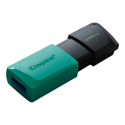 Флеш-накопители USB 3.2  E2E4 Флешка 256Gb USB 3.2 Gen 1 Kingston DataTraveler Exodia DTXM/256GB, черный/зеленый (DTXM/256GB)