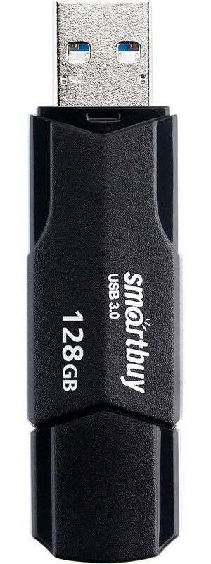 Флешка 128Gb USB 3.1 SmartBuy Clue SB128GBCLU-K3, черный (SB128GBCLU-K3)