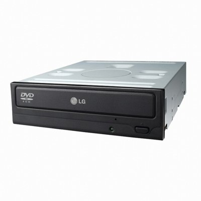 Внутренний привод DVD-ROM LG, SATA, черный, Bulk (DH18NS61)