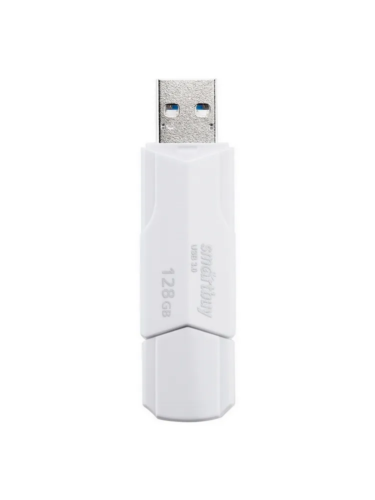 Флешка 128Gb USB 3.1 SmartBuy Clue SB128GBCLU-W3, белый (SB128GBCLU-W3)