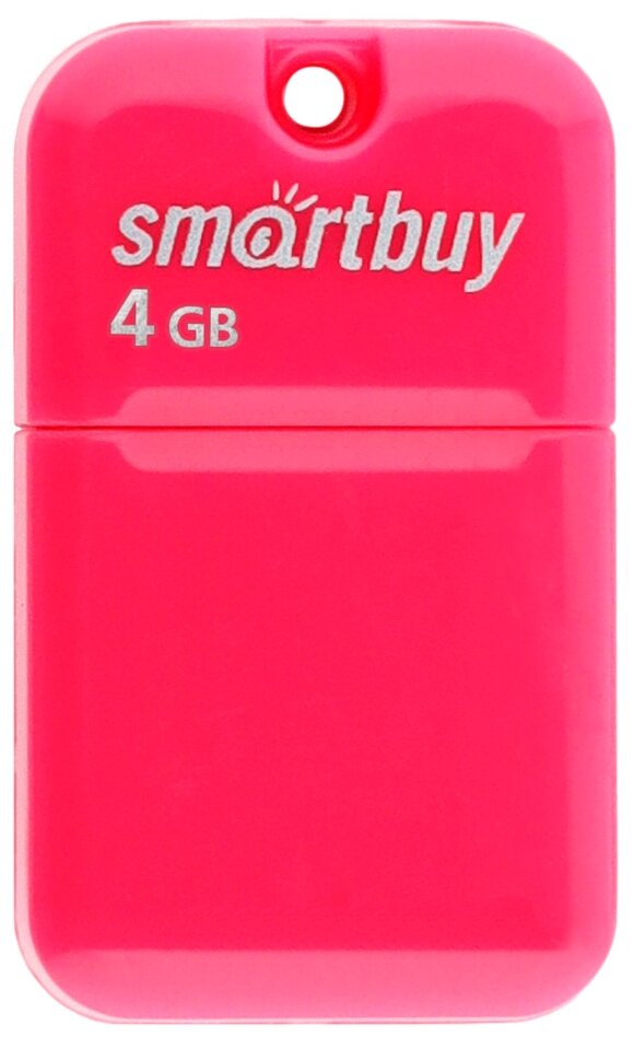 Флешка 4Gb USB 2.0 SmartBuy ART, розовый (SB4GBAB/SB4GBAP)