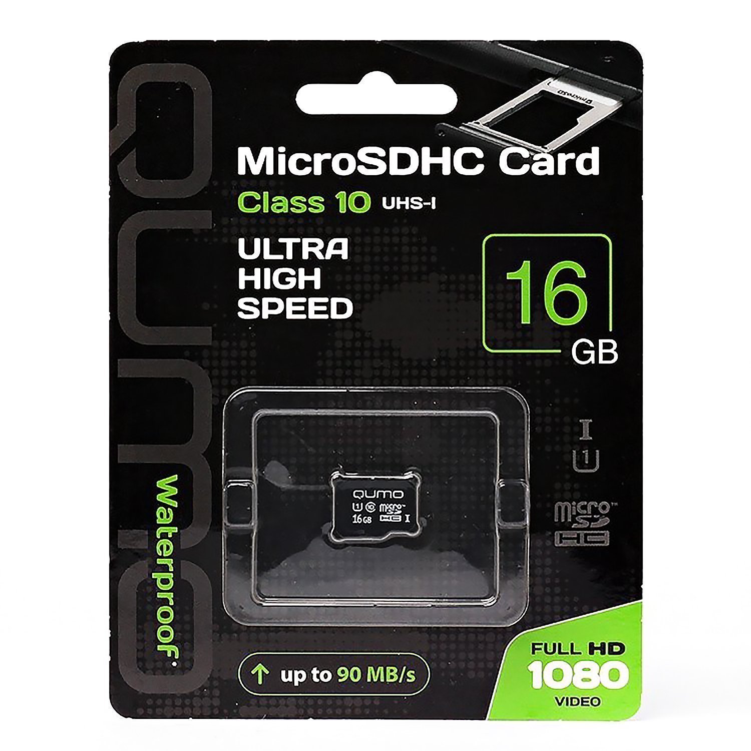 Карта памяти 16Gb microSDHC Qumo Class 10 UHS-I (0)