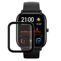   E2E4 Защитная пленка TPU Polymer nano для Amazfit GTS 2, Full screen, с черной рамкой (205886)