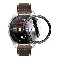  Защитная пленка TPU Polymer nano для Huawei Watch 3 Pro, Full screen, с черной рамкой (205896)