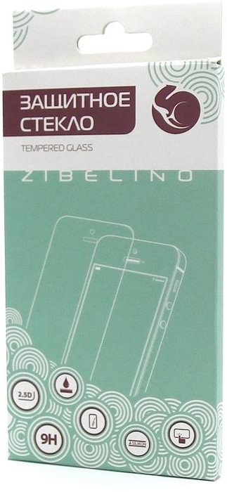 Защитное стекло Zibelino для экрана смартфона Huawei Y6 (2018), глянцевое, поверхность глянцевая, 2.5D (ZTG-HUA-Y6-2018)
