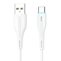 Кабель USB-USB Type-C, 3A, 1м, белый SKYDOLPHIN S48T (206507)