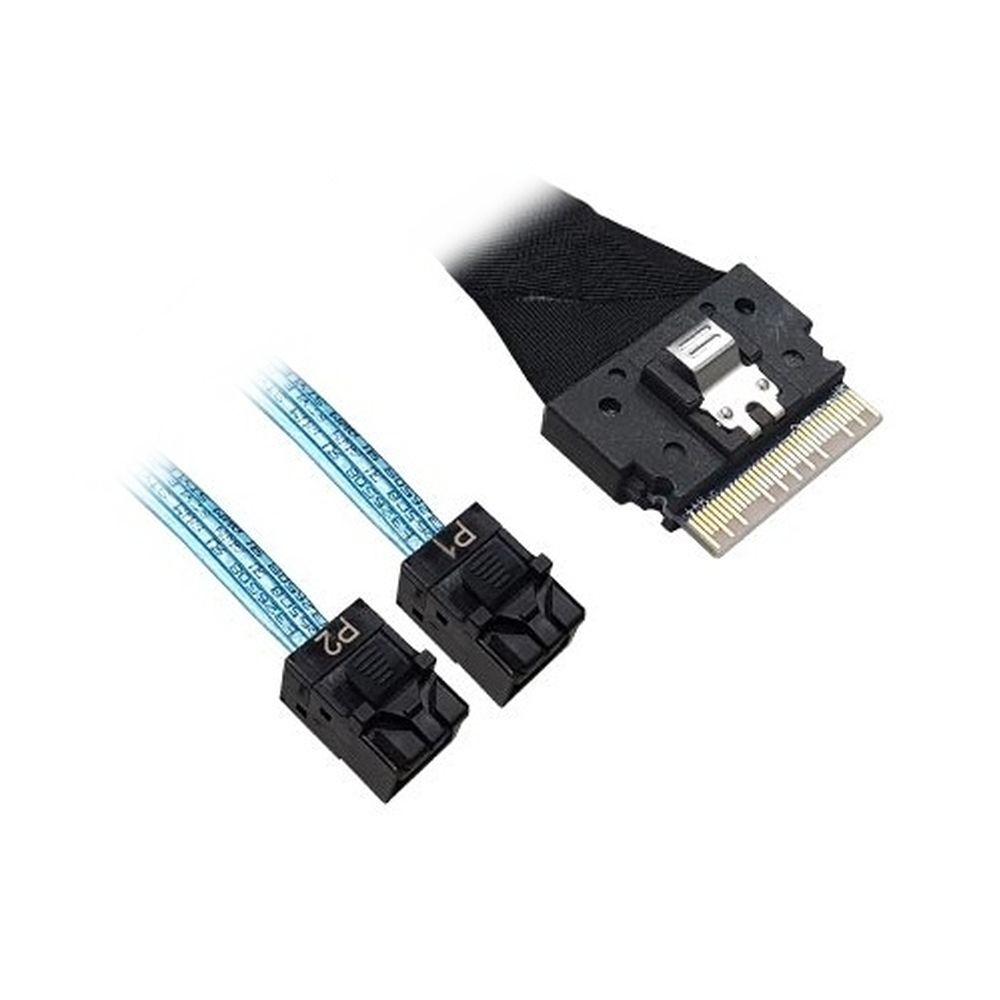 Серверные кабели, шлейфы Кабель ACD ACD-60003, SFF-8654 (SlimLine SAS x8) - 2xSFF-8643 (mini SAS HD), аналог Broadcom 05-60003-00, 1 м (ACD-60003-JP/ACD-60003-MD)