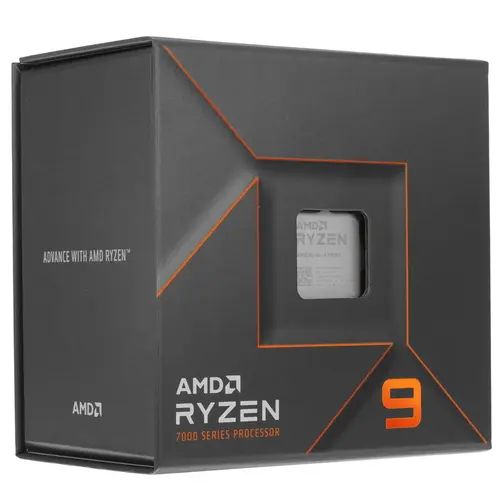 Socket AM5 Процессор AMD Ryzen 9-7950X Raphael, 16C/32T, 4500MHz 64Mb TDP-170 Вт AM5 BOX (без кулера) (100-100000514WOF)