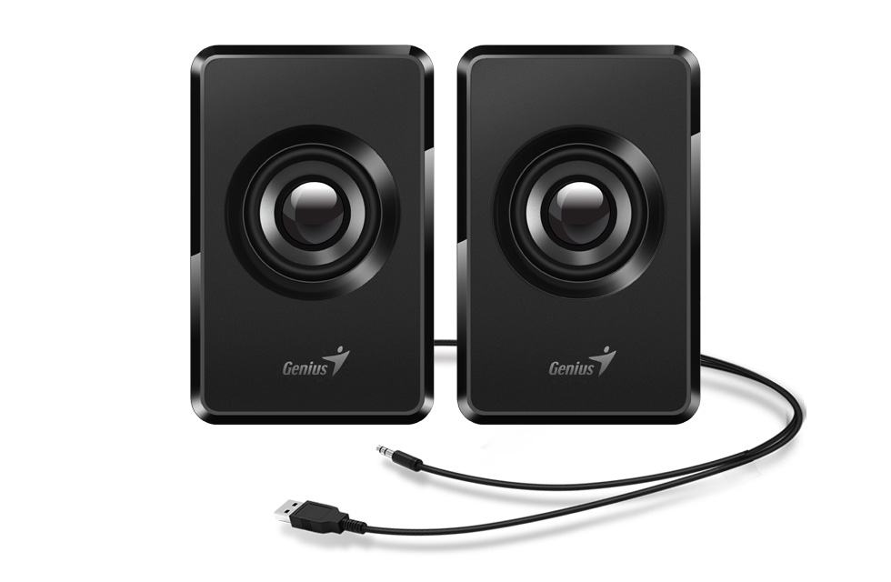 Акустика 2.0 Genius SP-U125, 3 Вт, черный (31730042400)