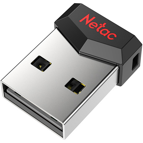 Флешка 8Gb USB 2.0 Netac UM81 NT03UM81N-008G-20BK, черный/красный (NT03UM81N-008G-20BK)