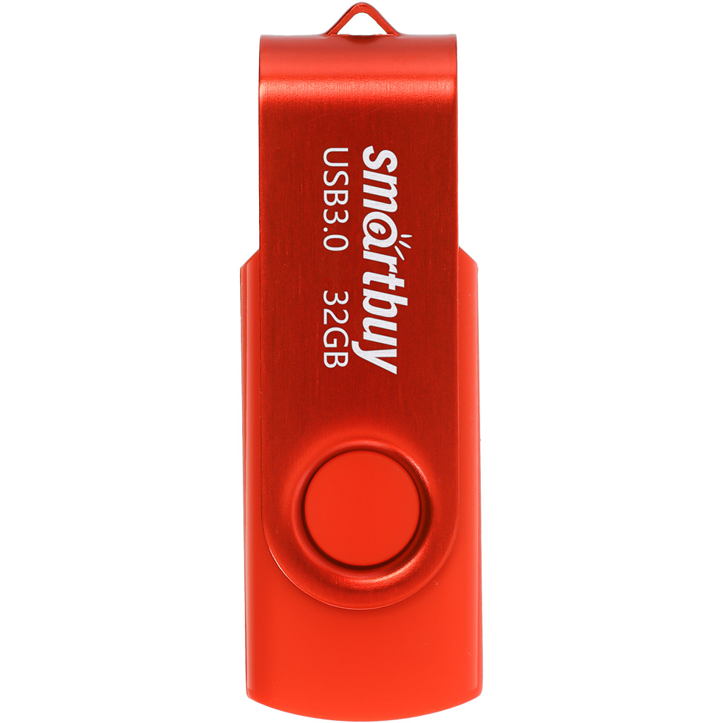 Флешка 32Gb USB 3.0 SmartBuy Twist SB032GB3TWR, красный (SB032GB3TWR)