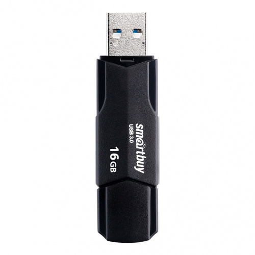 Флешка 16Gb USB 3.0 SmartBuy Clue, черный (SB16GBCLU-K3)