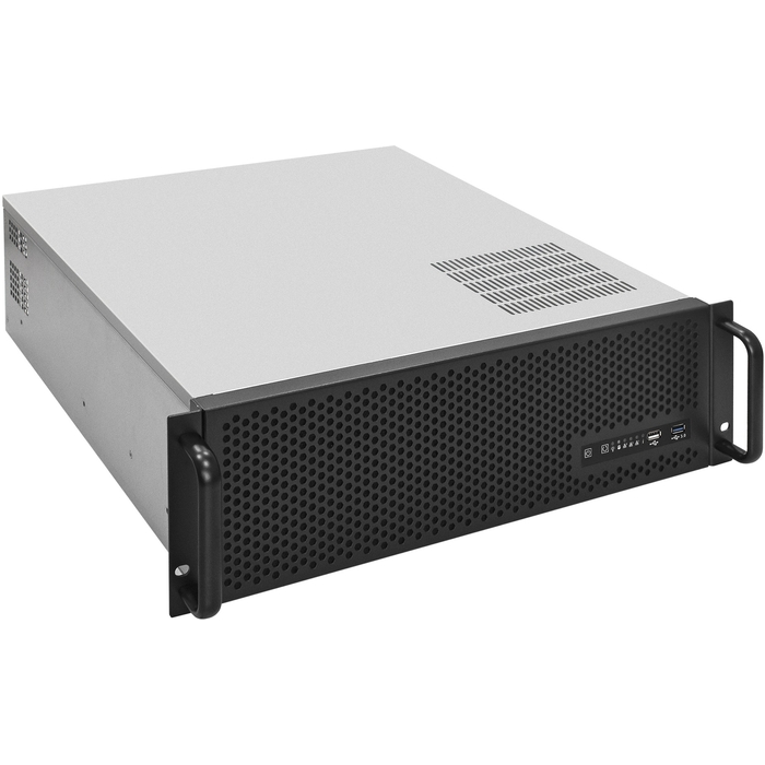 Корпус Exegate Pro 3U450-09, ATX, 3U RM, без БП, черный (EX292527RUS)