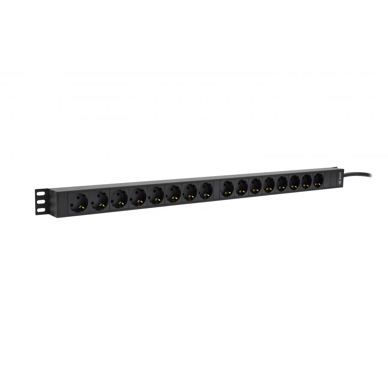 Блок розеток (PDU) SNR SNR-PDU-16S-16L1, 1U, кол-во розеток:16 (16xЕвро), 16А, черный, кабель питания 3 м (SNR-PDU-16S-16L1)