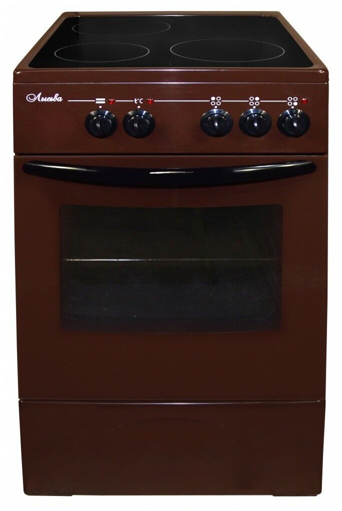 Кухонные плиты  E2E4 Плита электрическая Лысьва EF3001MK00, коричневый (EF3001MK00)