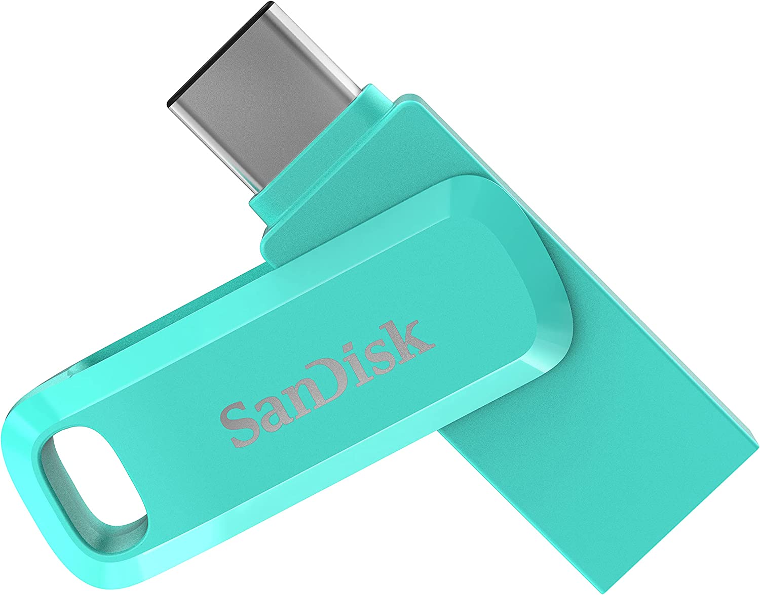 Флеш-накопители USB 3.1  E2E4 Флешка 64Gb USB 3.1/USB Type-C Sandisk Ultra Dual Drive Go SDDDC3-064G-G46G, зеленый (SDDDC3-064G-G46G)