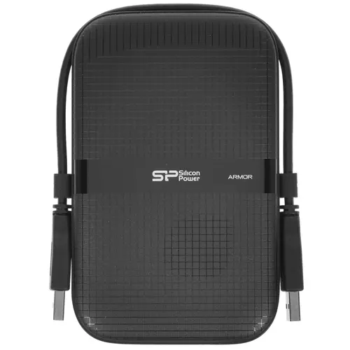 Внешний жесткий диск (HDD) Silicon Power 1Tb Armor, 2.5, USB 3.2 Gen 1, черный/черный (A60/SP010TBPHDA60S3A)