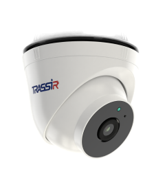 IP-камера Trassir TR-D2S1 v2 3.6 3.6мм, купольная, 2Мпикс, CMOS, до 1920x1080, до 25кадров/с, ИК подсветка 20м, POE, -10 °C/+50 °C, белый (TR-D2S1 V2)