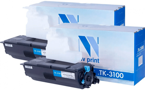 Картридж лазерный NV Print NV-TK3100-SET2 (TK-3100/1T02MS0NL0), черный, 12500 страниц, 2 шт., совместимый для Kyocera FS-2100D/ FS-2100DN/ FS-4100DN/ FS-4200DN/ FS-4300DN
