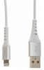 Кабель USB-Lightning 8-pin, 80см, белый Cactus (CS-LG.USB.A-0.8)