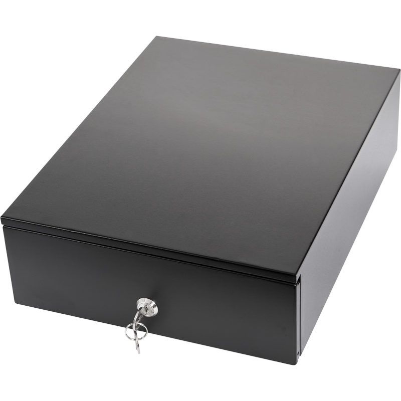 Денежные ящики Денежный ящик PayTor HT-240B, металл, черный, механический, ячеек купюры/монеты: 4 шт./6 шт. (HT-240-5100-02Bx-1)
