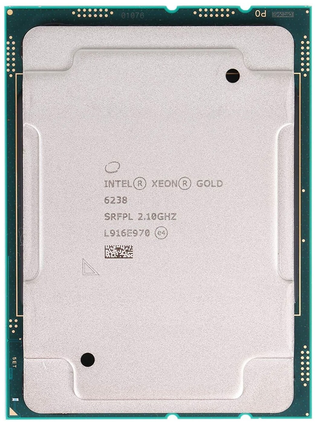 Socket 3647  E2E4 Процессор Intel Xeon Gold-6238, 2100MHz, 22C/44T, 30.3Mb, TDP-140 Вт, LGA3647, tray (CD8069504283104)