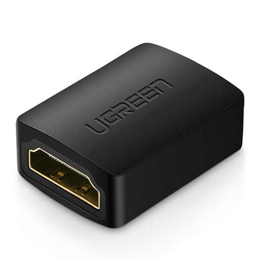 Переходник (адаптер) HDMI(19F)-HDMI(19F) v1.4, черный UGREEN (20107)