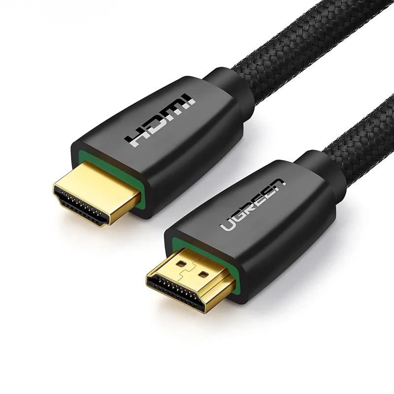 Кабель HDMI(19M)-HDMI(19M) v1.4 4K, экранированный, 2 м, черный UGREEN HD118 (40410)