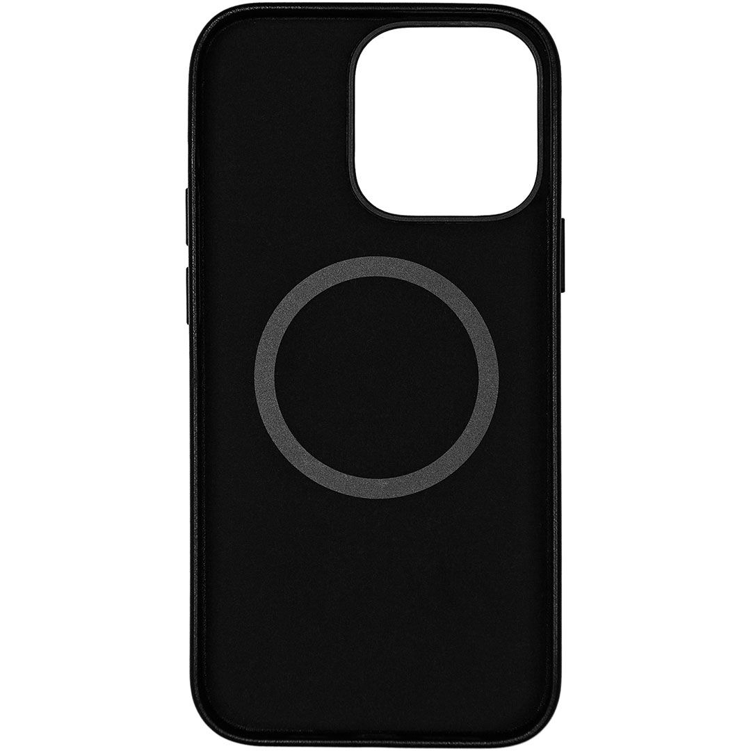 Чехол-накладка TFN Attache для смартфона Apple iPhone 13 Pro, пластик, эко-кожа, черный (TFN-CC-IPH13PATBK)