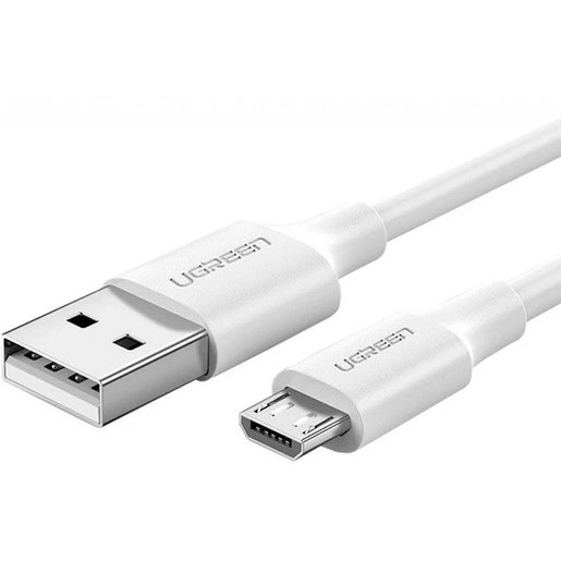 Кабель USB-Micro USB, 2A 1м, белый UGREEN US289 (60141)