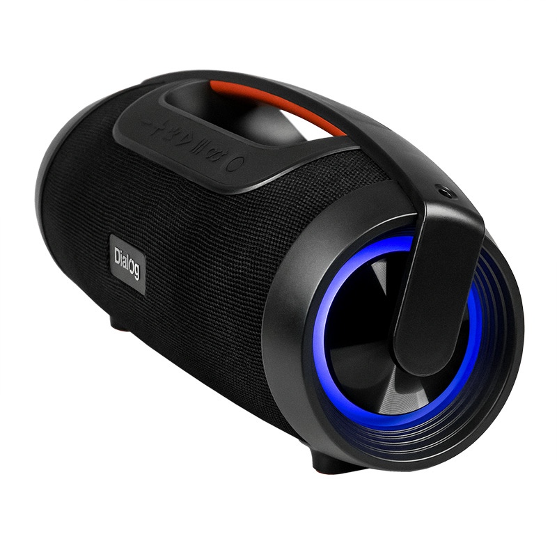 Портативная акустика Dialog Progressive AP-30, 40 Вт, AUX, USB, Bluetooth, подсветка, черный