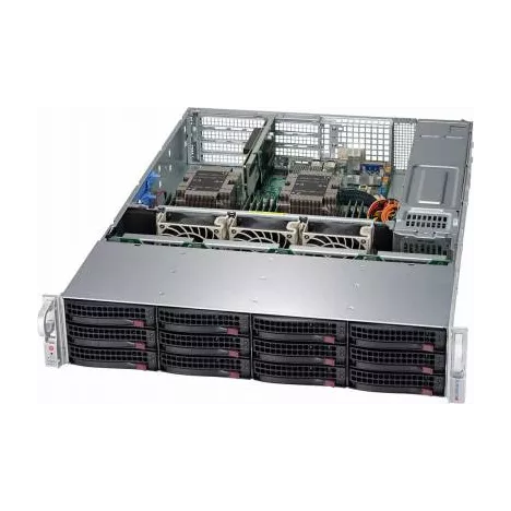 Серверная платформа SuperMicro 6029P-WTRT, 2xSocket3647, 12xDDR4, 12x3.5 HDD HS, 1xM.2, 2x10GLAN, IPMI, Redundant 2x1200 Вт, 2U (SYS-6029P-WTRT)