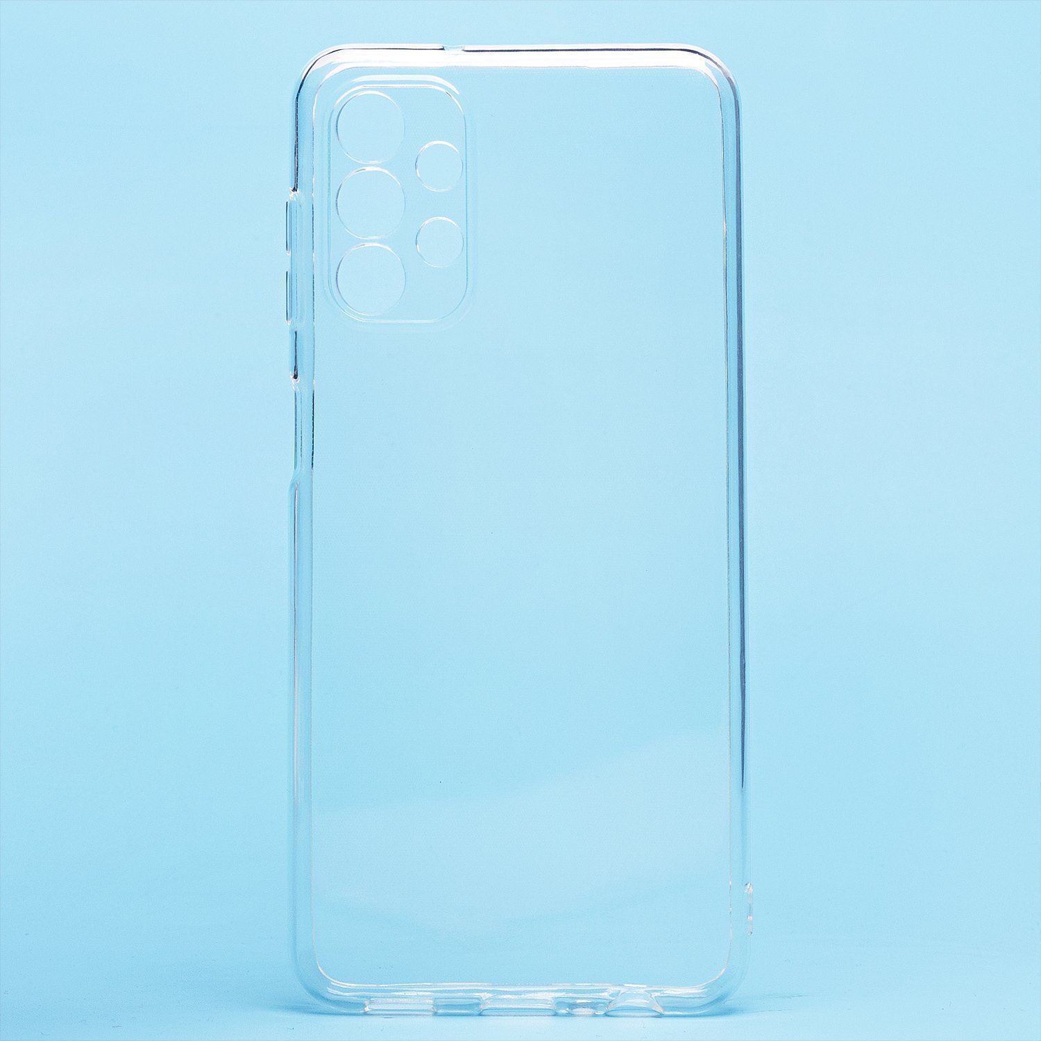 Чехол-накладка Activ Puffy для смартфона Samsung Galaxy A04s, прозрачный (210039)