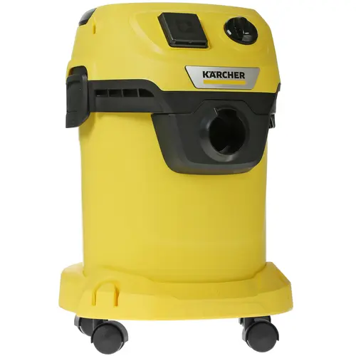 Строительные пылесосы  E2E4 Строительный пылесос KARCHER WD 3 P V-17/4/20 Workshop, сетевой, 1 кВт, сухая уборка + сбор влажного мусора уборка, объем пылесборника 17 л, контейнер, мешок, диаметр шланга 3.5 см, длина шланга 2 м, встроенная розетка, 4.8 кг (1.628-175.0)